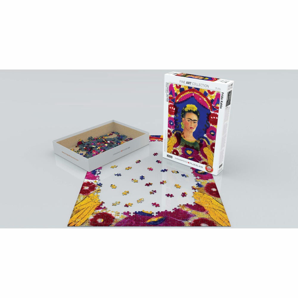 Eurographics Puzzle Selbstbildnis - der Rahmen von Frida Kahlo, 1000 Teile, 68 x 48 cm, 6000-5425