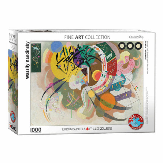 Eurographics Puzzle Dominante Kurve von Wassily Kandinsky, 1000 Teile, 68 x 48 cm, 6000-0839