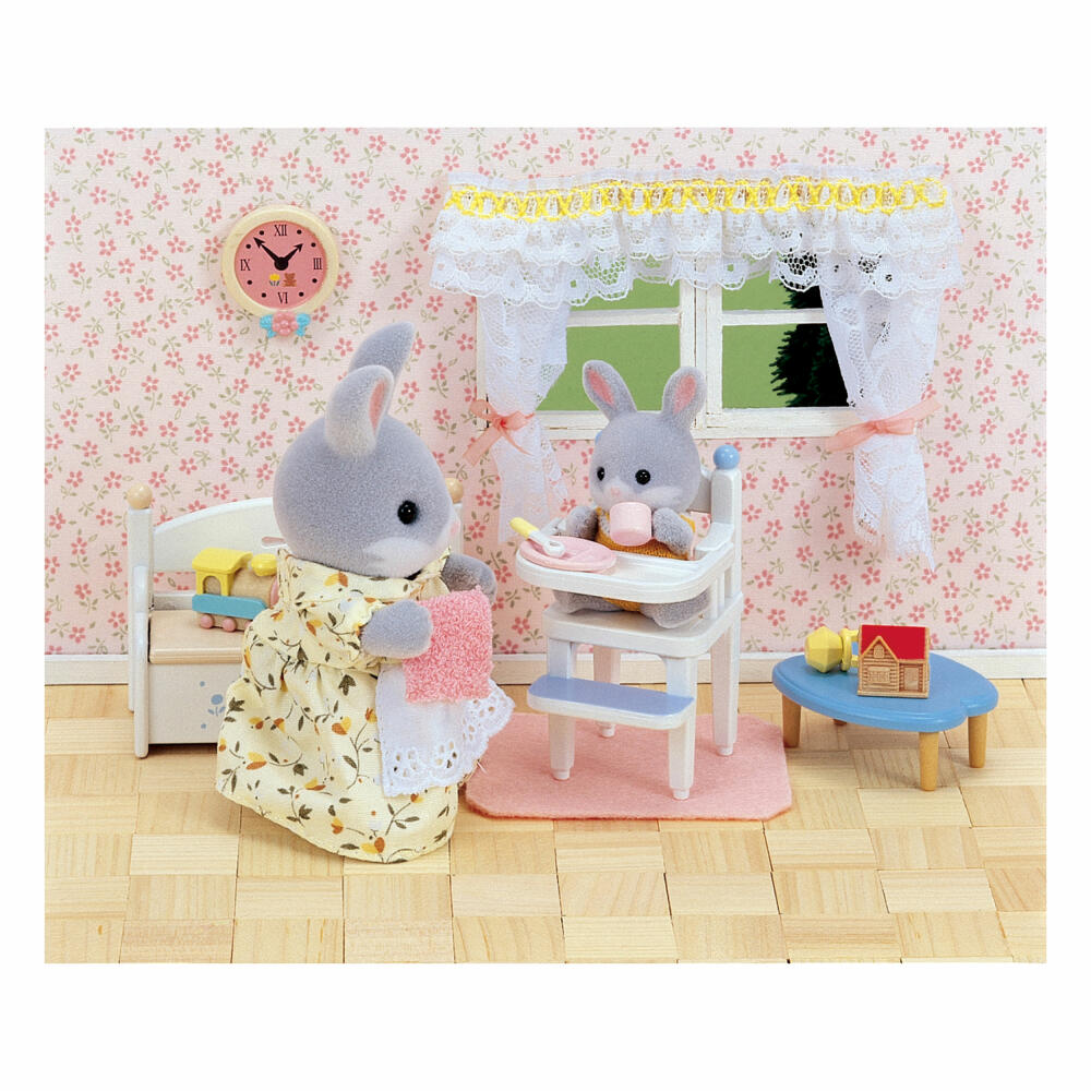 Sylvanian Families Babyhochstuhl, Babystuhl, Stuhl, Baby, Hochstuhl, Möbel, Zubehör, 5221