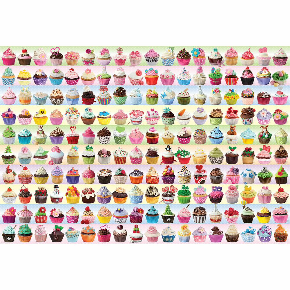 Eurographics Puzzle Cupcake Schatz, Törtchen, 2000 Teile, 67.6 x 96.8 cm, 8220-0629