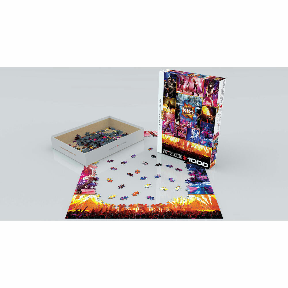 Eurographics Puzzle KISS The Hottest Show on Earth, 1000 Teile, 68 x 48 cm, 6000-5306