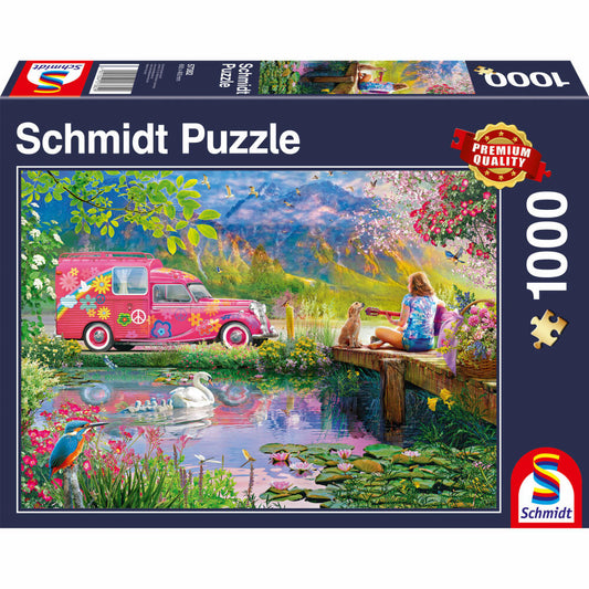 Schmidt Spiele Puzzle Peace on Earth, Erwachsenenpuzzle, Premium, 1000 Teile, 57382