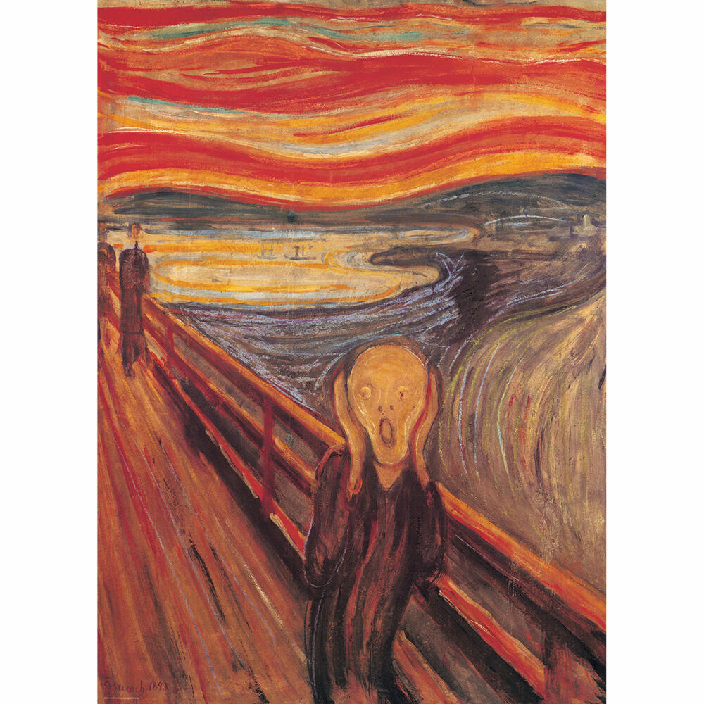 Eurographics Puzzle Der Schrei von Edvard Munch, 1000 Teile, 68 x 48 cm, 6000-4489