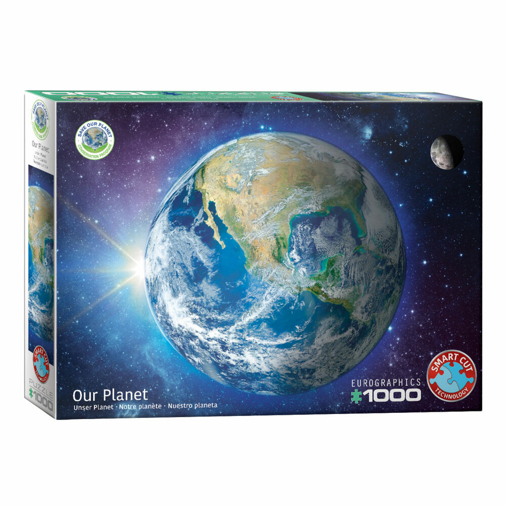 Eurographics Puzzle Unser Planet, Die Erde, 1000 Teile, 68 x 48 cm, 6000-5541