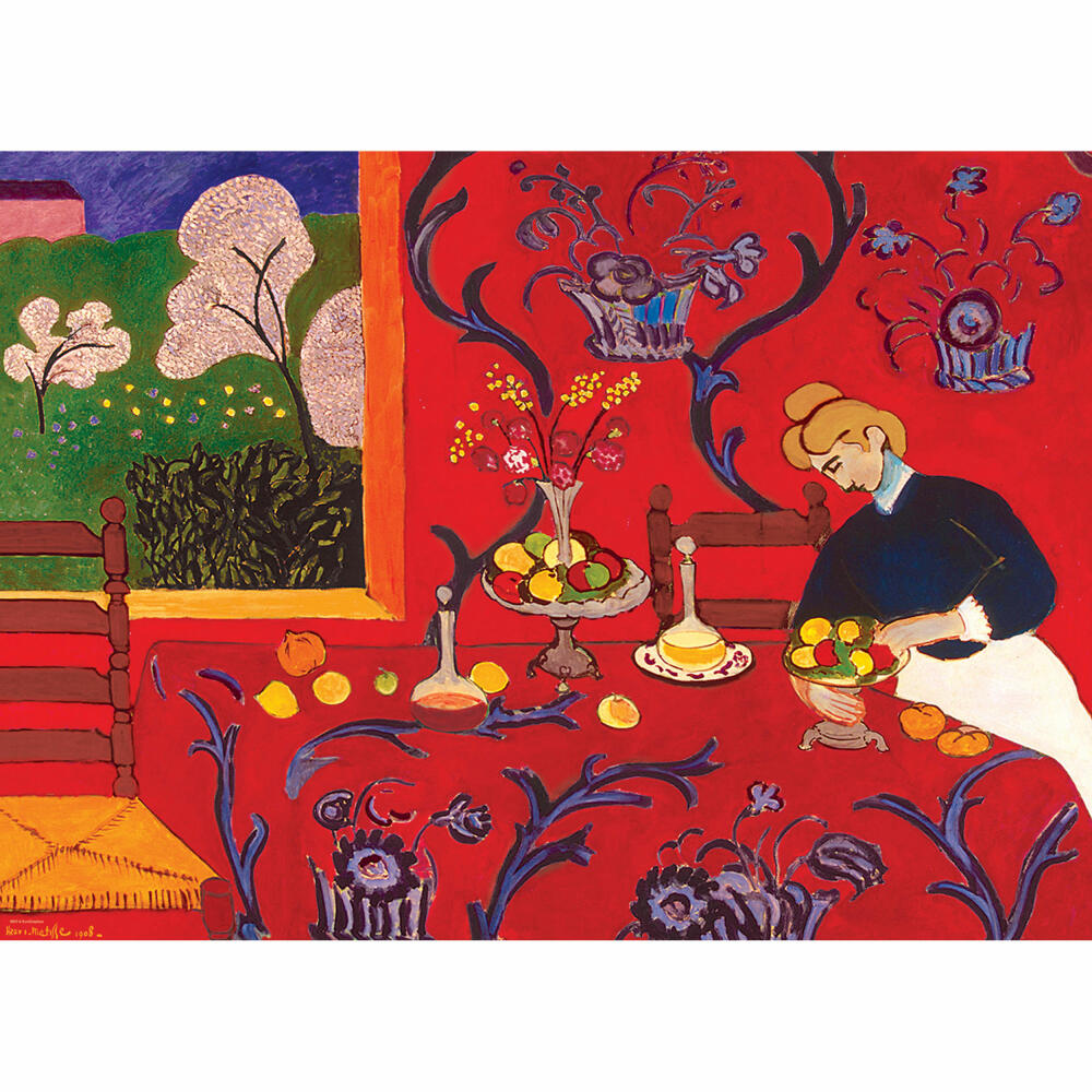 Eurographics Puzzle Harmonie in Rot von Henri Matisse, 1000 Teile, 68 x 48 cm, 6000-5610