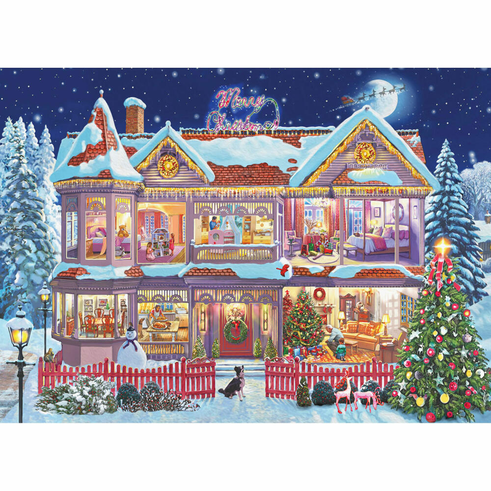 Eurographics Puzzle Weihnachtsvorbereitungen, 1000 Teile, 68 x 48 cm, 6000-0973