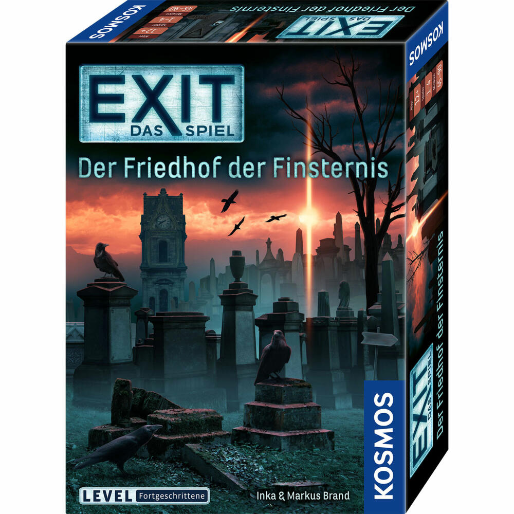 KOSMOS EXIT Das Spiel - Der Friedhof der Finsternis, Escape Game, Spiel, Familienspiel, ab 10 Jahren, 695163