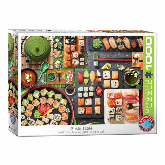 Eurographics Puzzle Sushi Tisch, 1000 Teile, 68 x 48 cm, 6000-5618