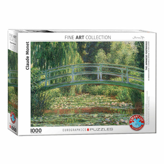 Eurographics Puzzle Japanische Brücke von Claude Monet, 1000 Teile, 68 x 48 cm, 6000-0827