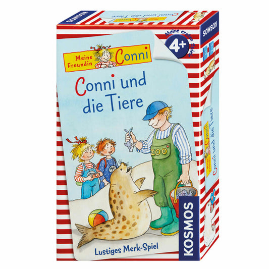 KOSMOS Kinderspiele Conni und die Tiere, Merkspiel, Memo-Spiel, Merk Spiel, ab 4 Jahren, 710989