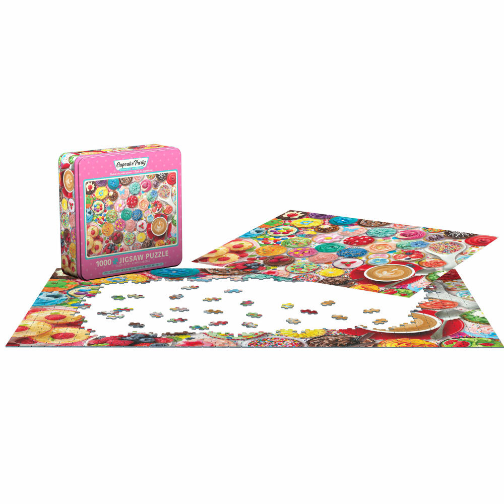 Eurographics Puzzle Cupcake Party in Puzzledose, 1000 Teile, 49 x 68 cm, 8051-5604