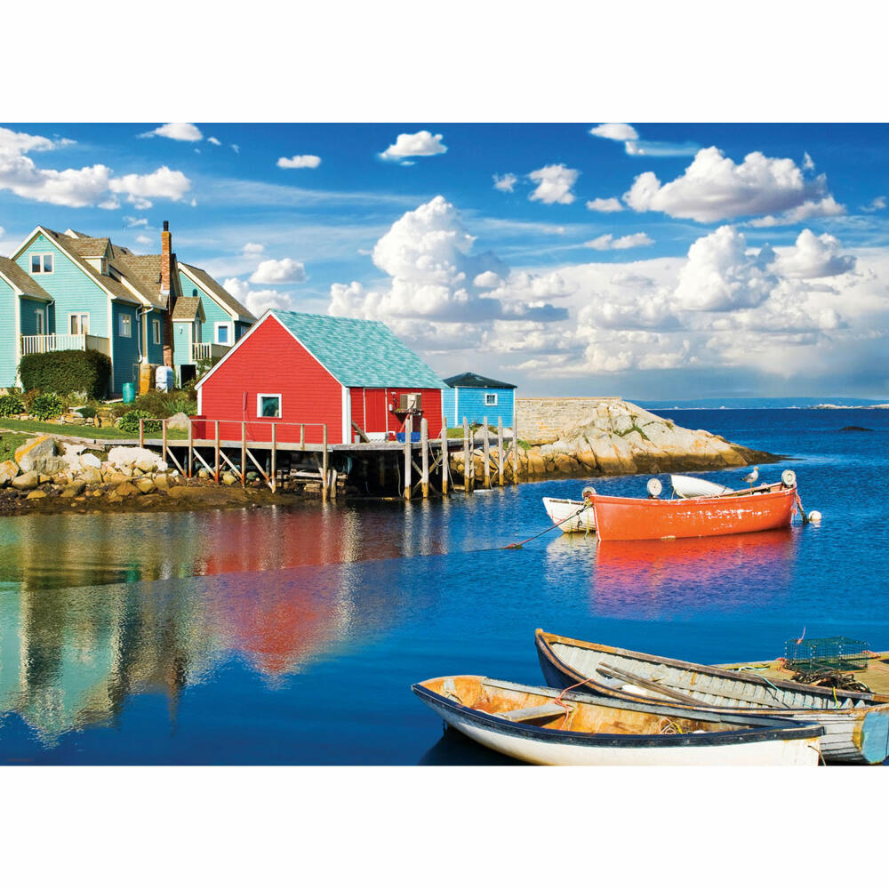 Eurographics Puzzle Fischerhütten in Peggys Cove, Nova Scotia, 1000 Teile, 68 x 48 cm, 6000-5438