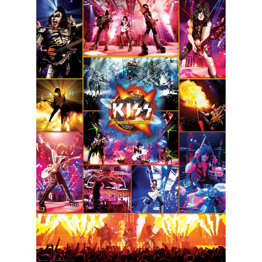 Eurographics Puzzle KISS The Hottest Show on Earth, 1000 Teile, 68 x 48 cm, 6000-5306