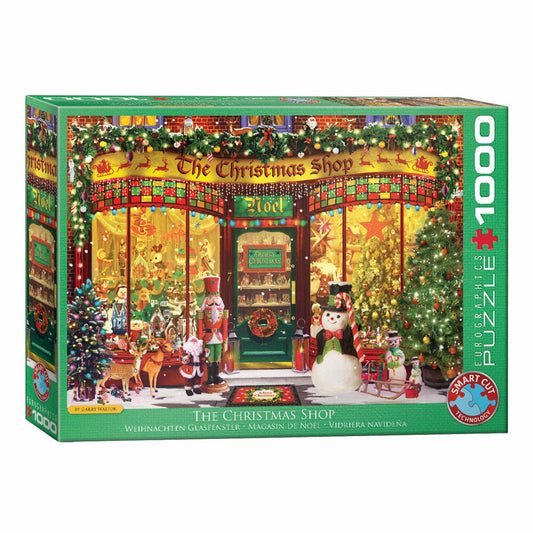 Eurographics Puzzle Der Weihnachtsladen von G. Wal, 1000 Teile, 68 x 48 cm, 6000-5521