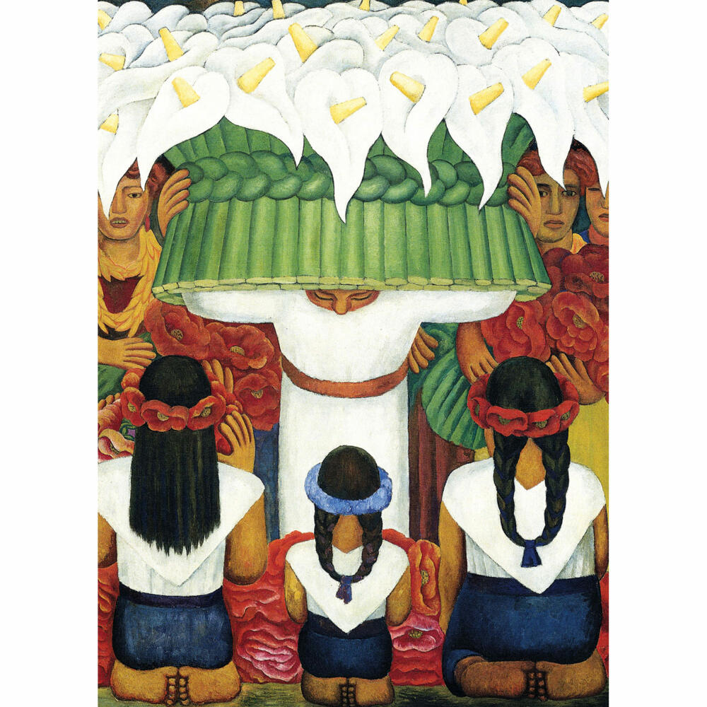 Eurographics Puzzle Blumenfest, Fest der Santa Anita von Diego Rivera, 1000 Teile, 68 x 48 cm, 6000-0798