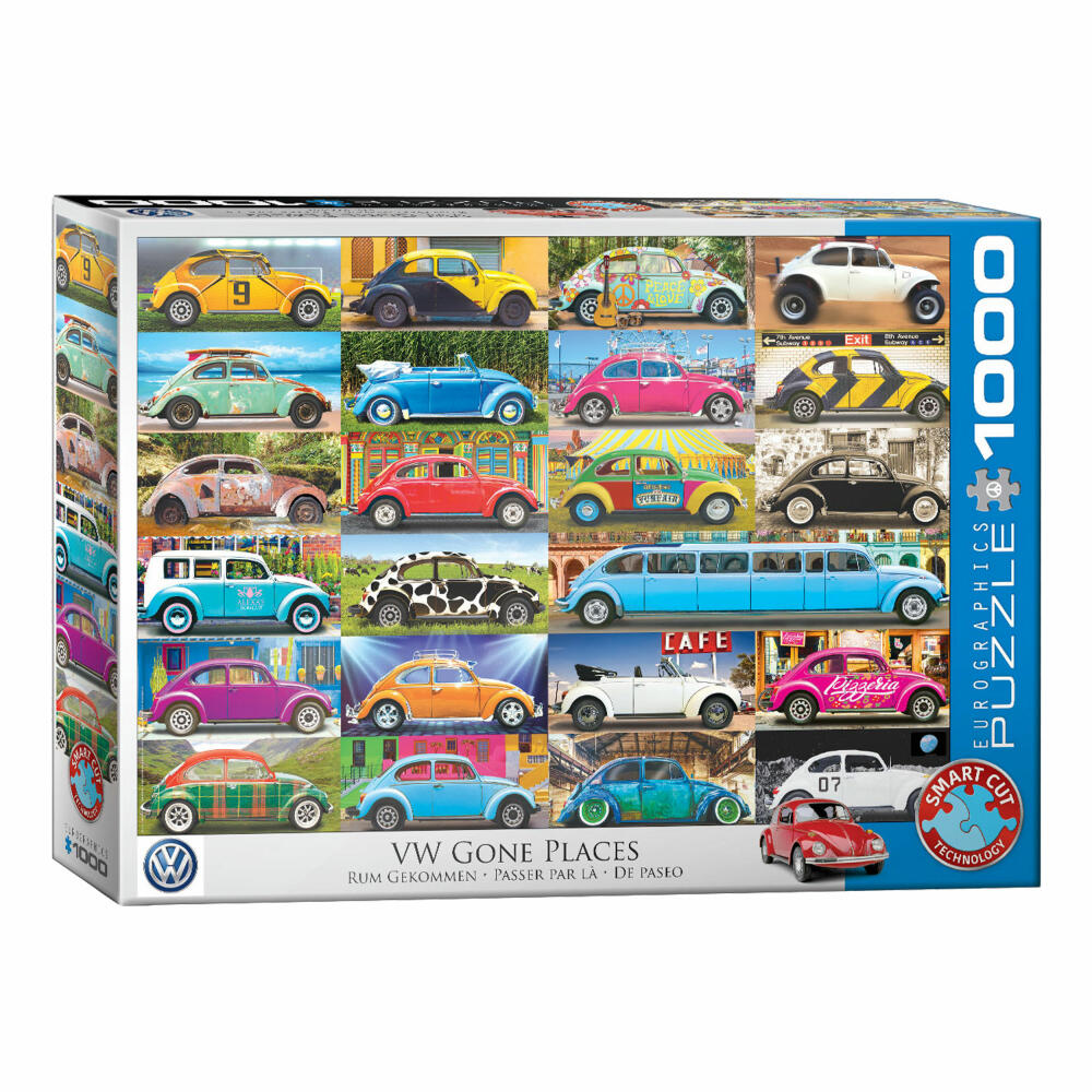 Eurographics Puzzle VW Käfer - Rumgekommen, 1000 Teile, 68 x 48 cm, 6000-5422