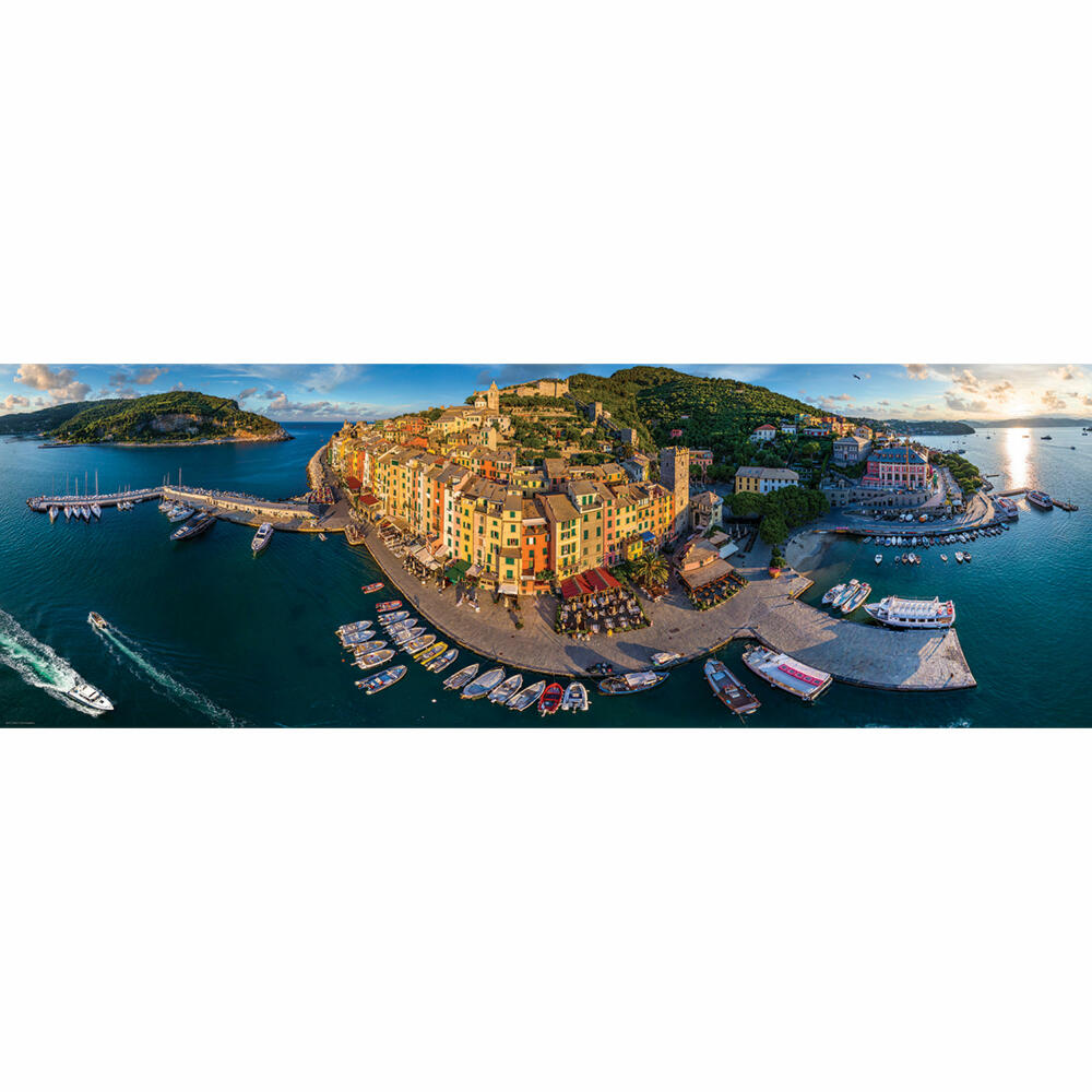 Eurographics Puzzle Porto Venere - Italien, 1000 Teile Panorama, 33 x 99 cm, 6010-5302