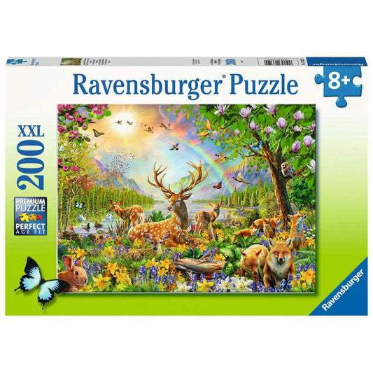 Ravensburger Anmutige Hirschfamilie, Puzzle, Kinderpuzzle, Legespiel, Kinder, 200 Teile XXL, 13352