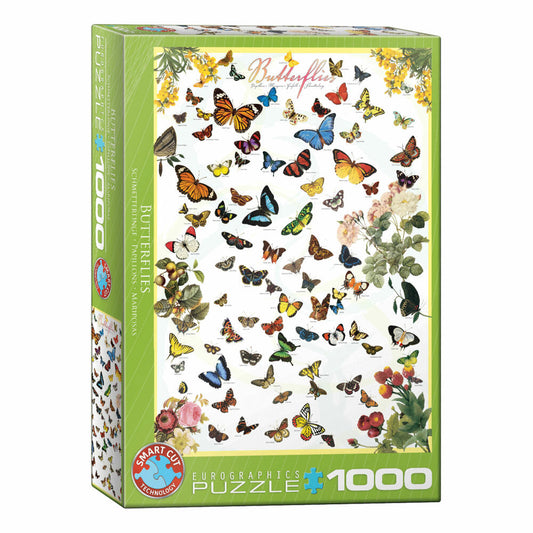 Eurographics Puzzle Schmetterlinge, 1000 Teile, 68 x 48 cm, 6000-0077