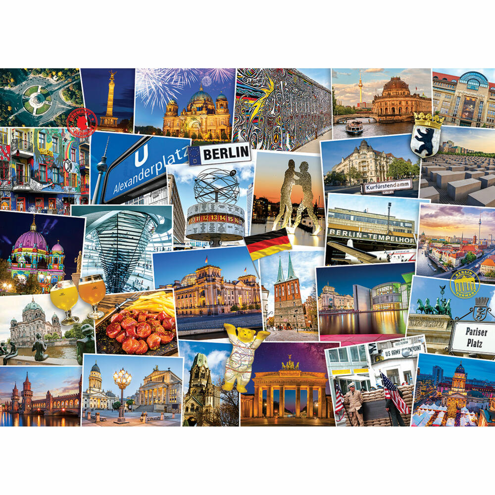 Eurographics Puzzle Globetrotter Berlin, 1000 Teile, 68 x 48 cm, 6000-5704