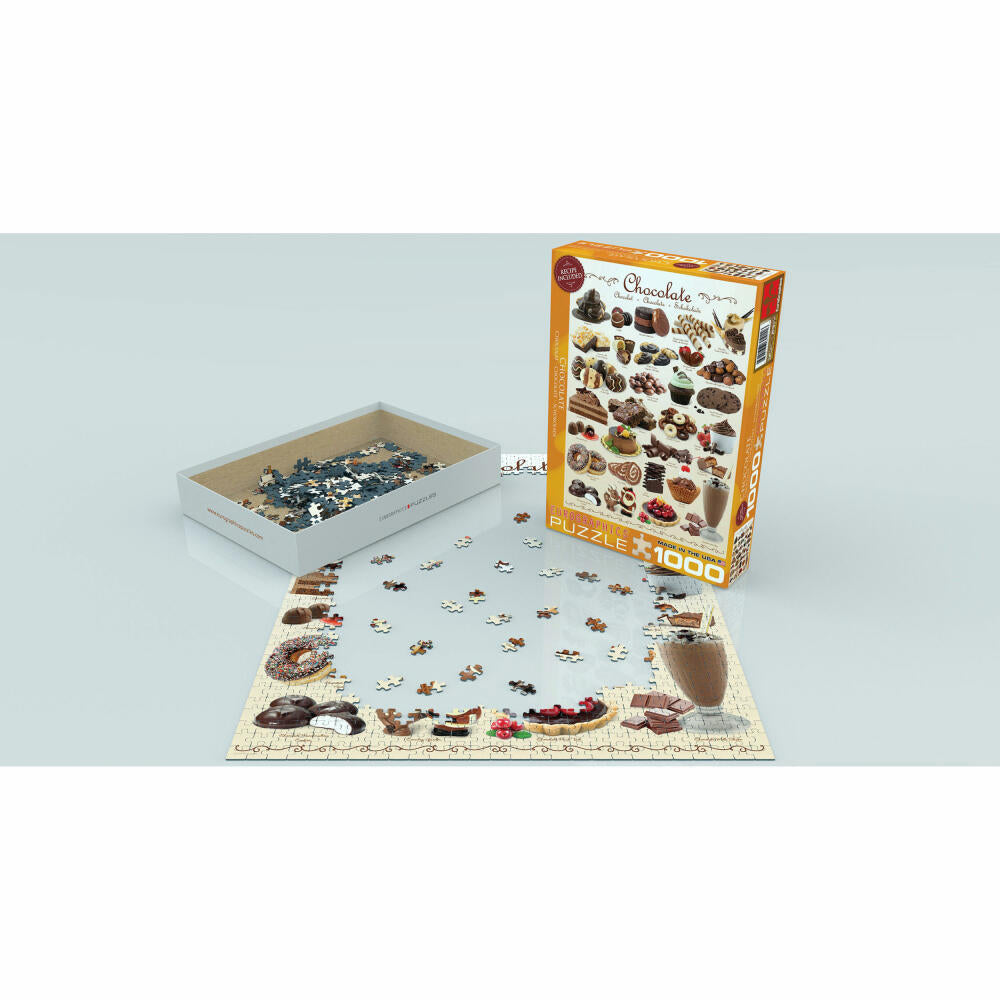 Eurographics Puzzle Schokolade, 1000 Teile, 68 x 48 cm, 6000-0411