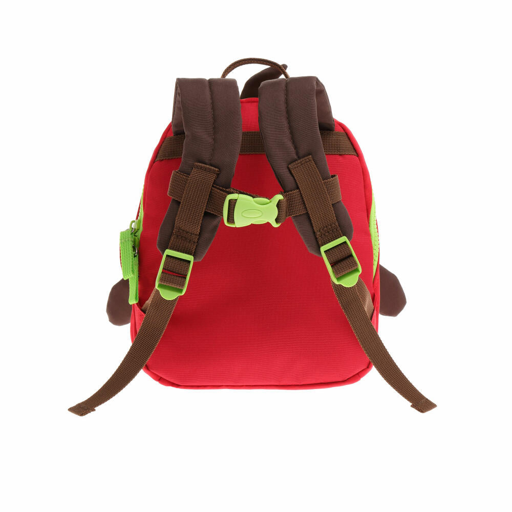 sigikid Mini Rucksack Hund, Kinderrucksack, Kindergartentasche, Kinder Tasche, Kindergarten, Nylon, Rot, 3 L, 24219