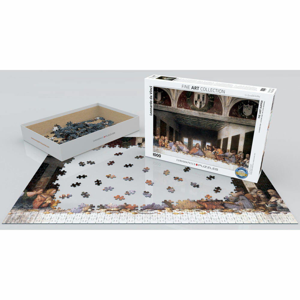 Eurographics Puzzle Das letzte Abendmahl, 1000 Teile, 68 x 48 cm, 6000-1320