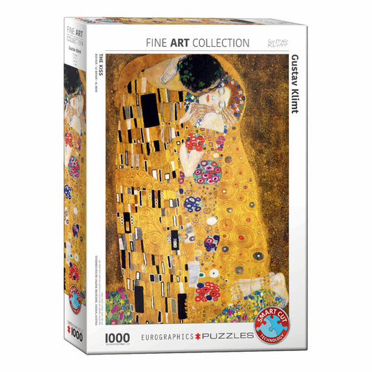 Eurographics Puzzle Der Kuss von Gustav Klimt, 1000 Teile, 68 x 48 cm, 6000-4365