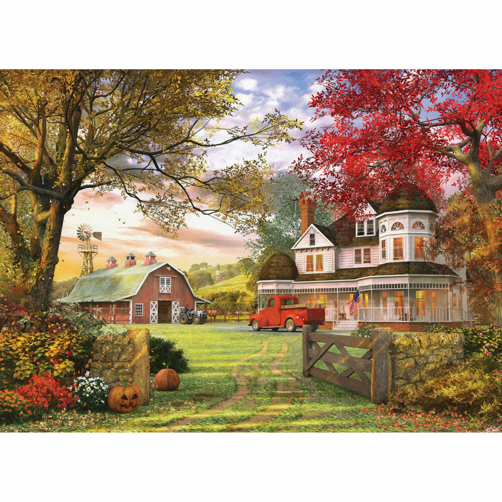 Eurographics Puzzle Die alte Kürbis Farm von Dominic Davison, 1000 Teile, 68 x 48 cm, 6000-0694