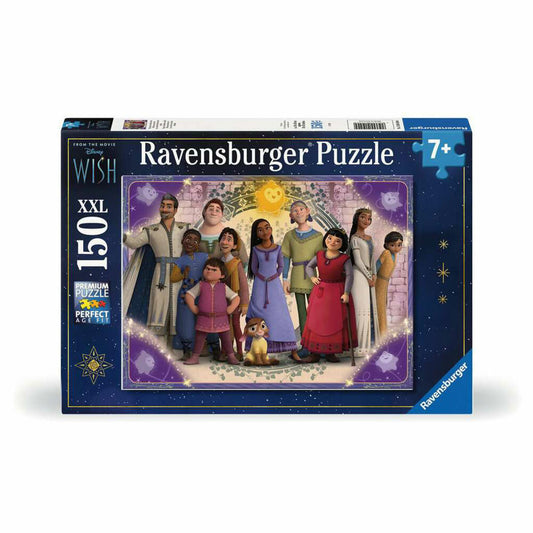 Ravensburger Disney Wish Wünsche werden wahr, 150 Teile XXL, Kinderpuzzle, Kinder Puzzle, ab 7 Jahren, 12001049