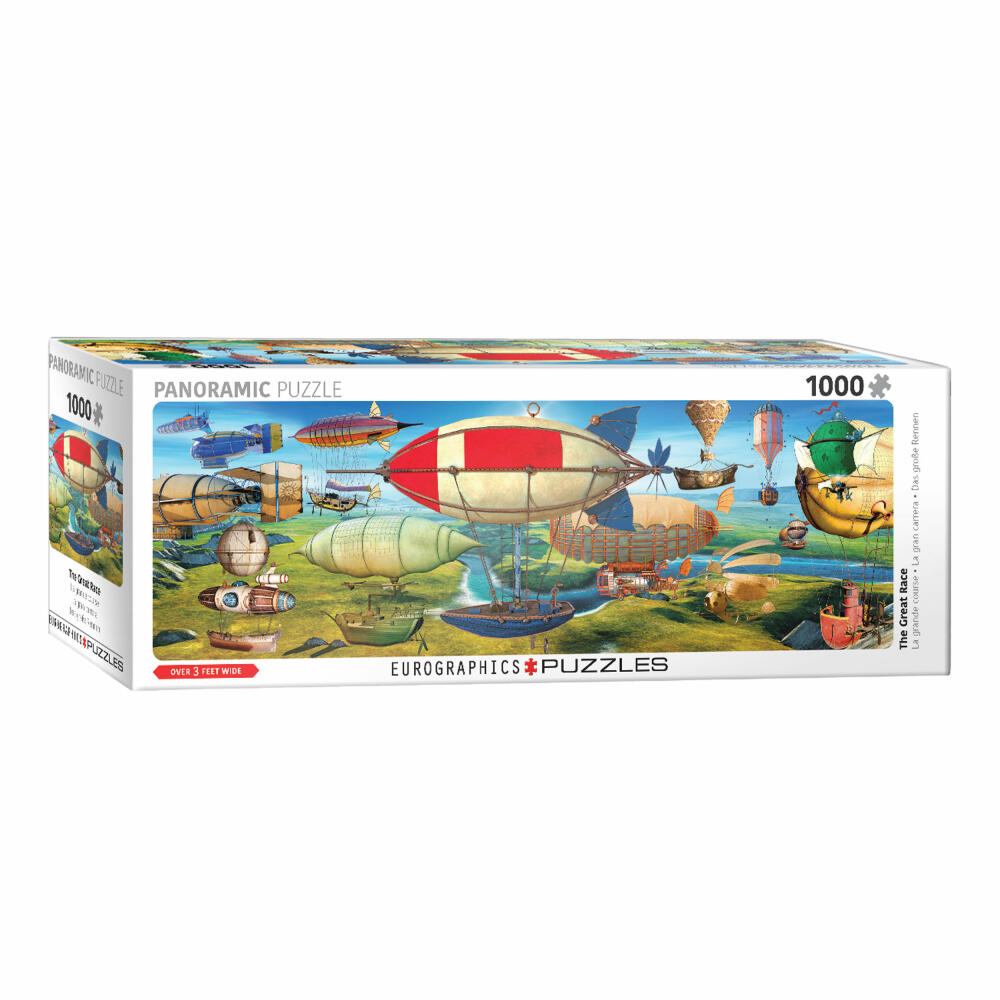 Eurographics Puzzle Das grosse Rennen, 1000 Teile Panorama, 96 x 32 cm, 6010-5633