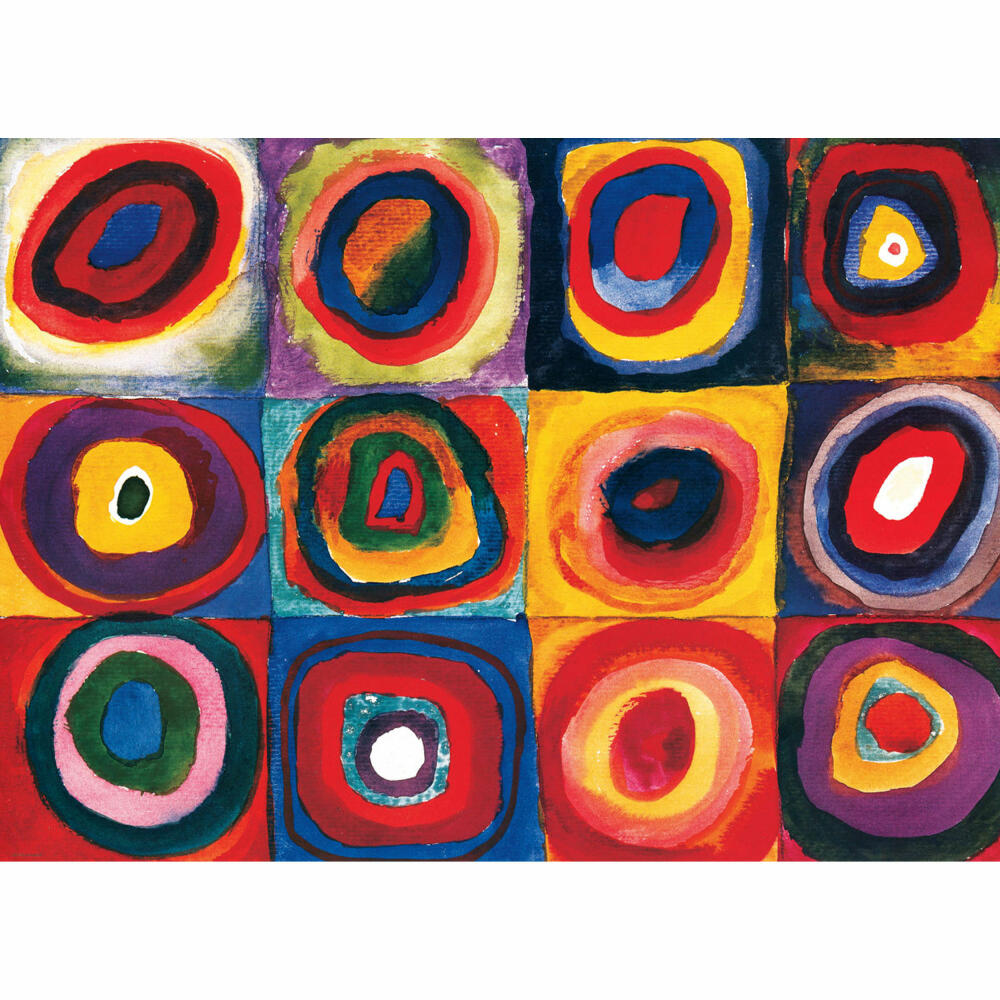 Eurographics Puzzle Farbstudie Quadrate von Wassily Kandinsky, 1000 Teile, 68 x 48 cm, 6000-1323