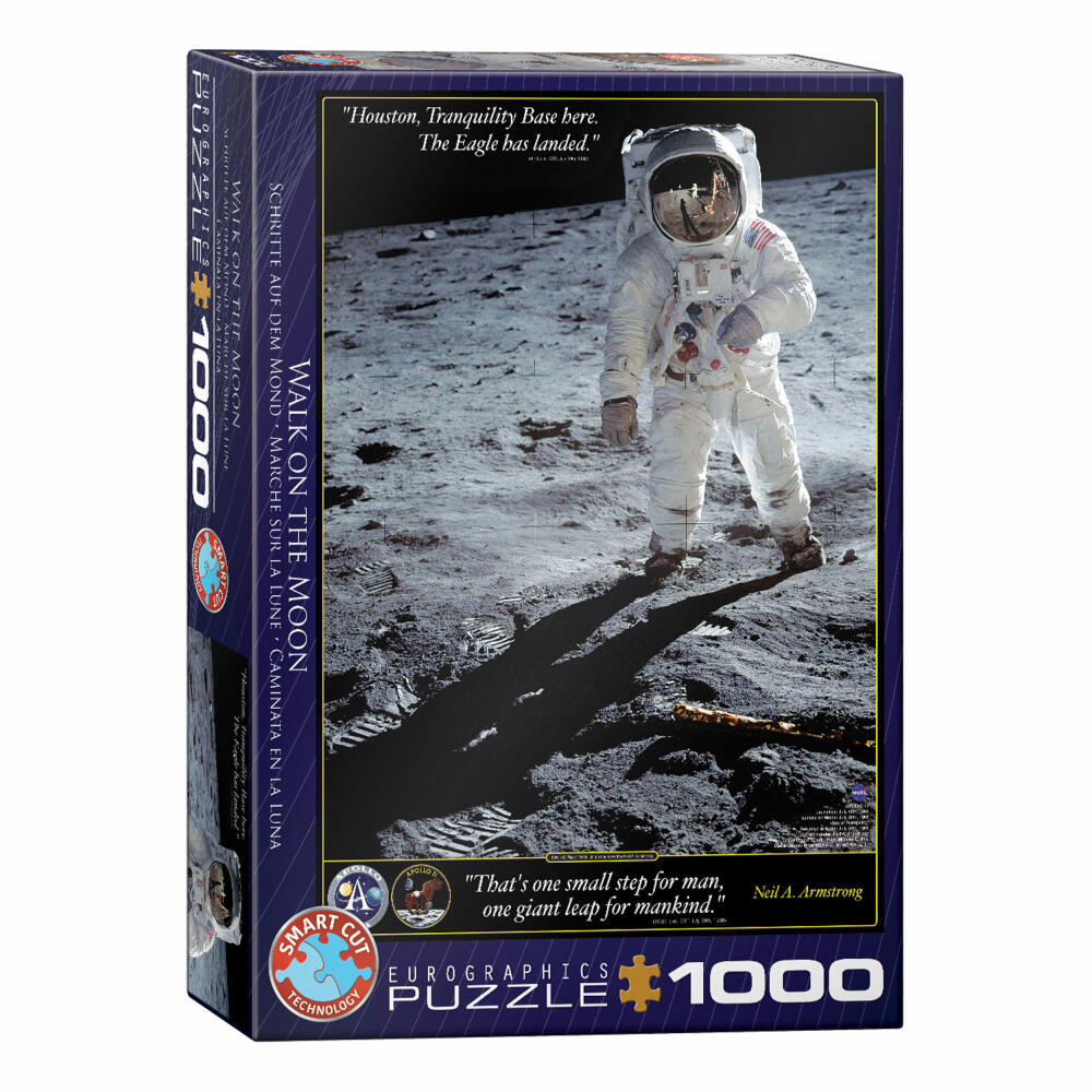 Eurographics Puzzle Schritte auf dem Mond, 1000 Teile, 68 x 48 cm, 6000-4953