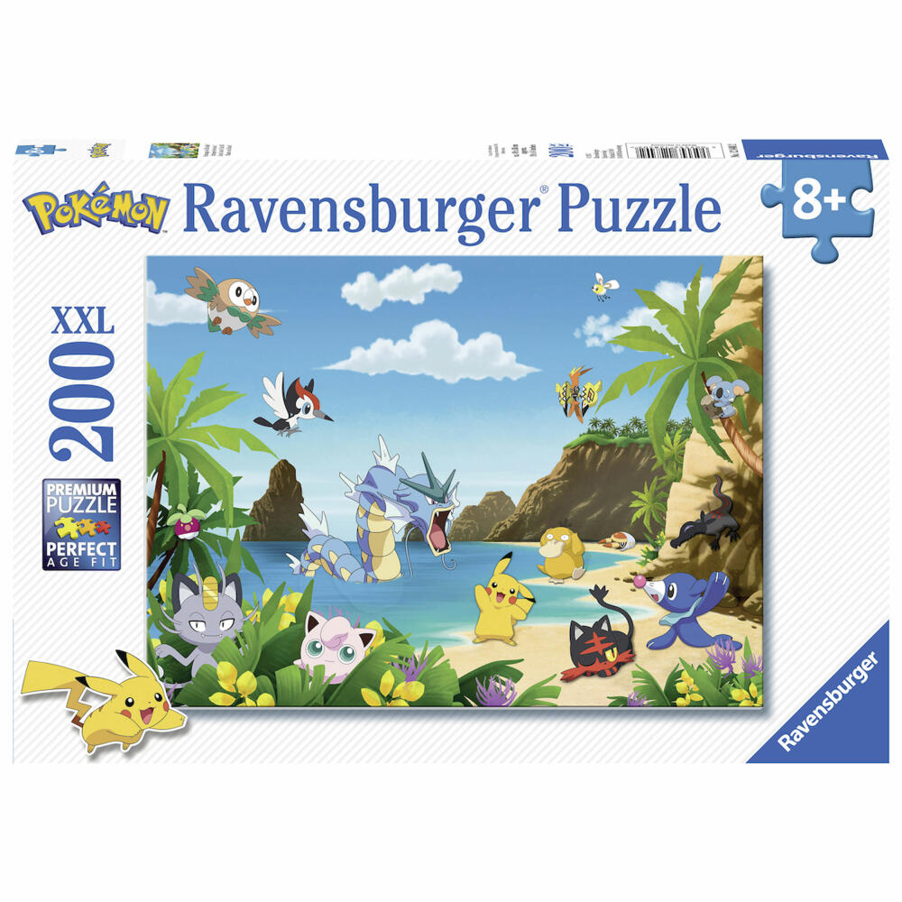 Ravensburger Schnapp sie dir alle!, Pokemon Puzzle, Kinderpuzzle, Kinder Puzzles, 200 Teile XXL, 12840