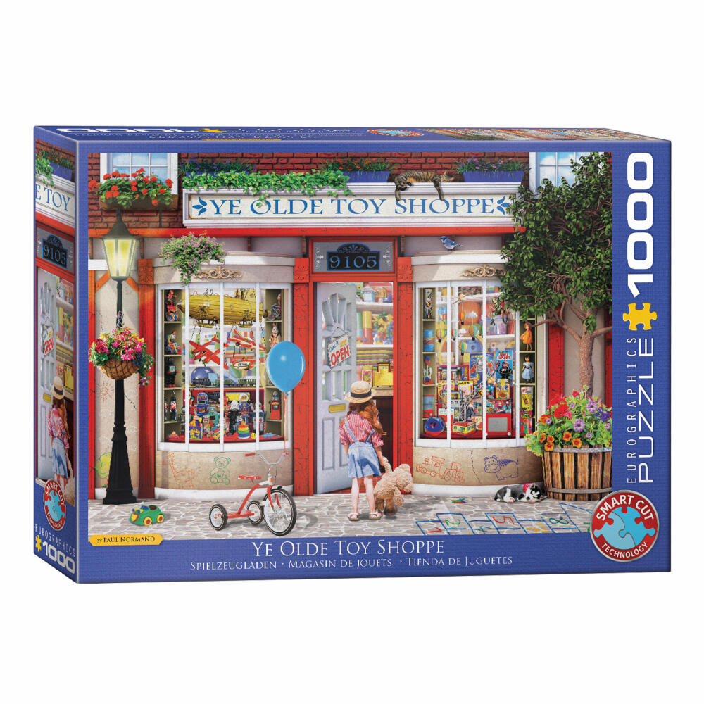 Eurographics Puzzle Der alte Spielzeugladen von Paul Normand, 1000 Teile, 68 x 48 cm, 6000-5406