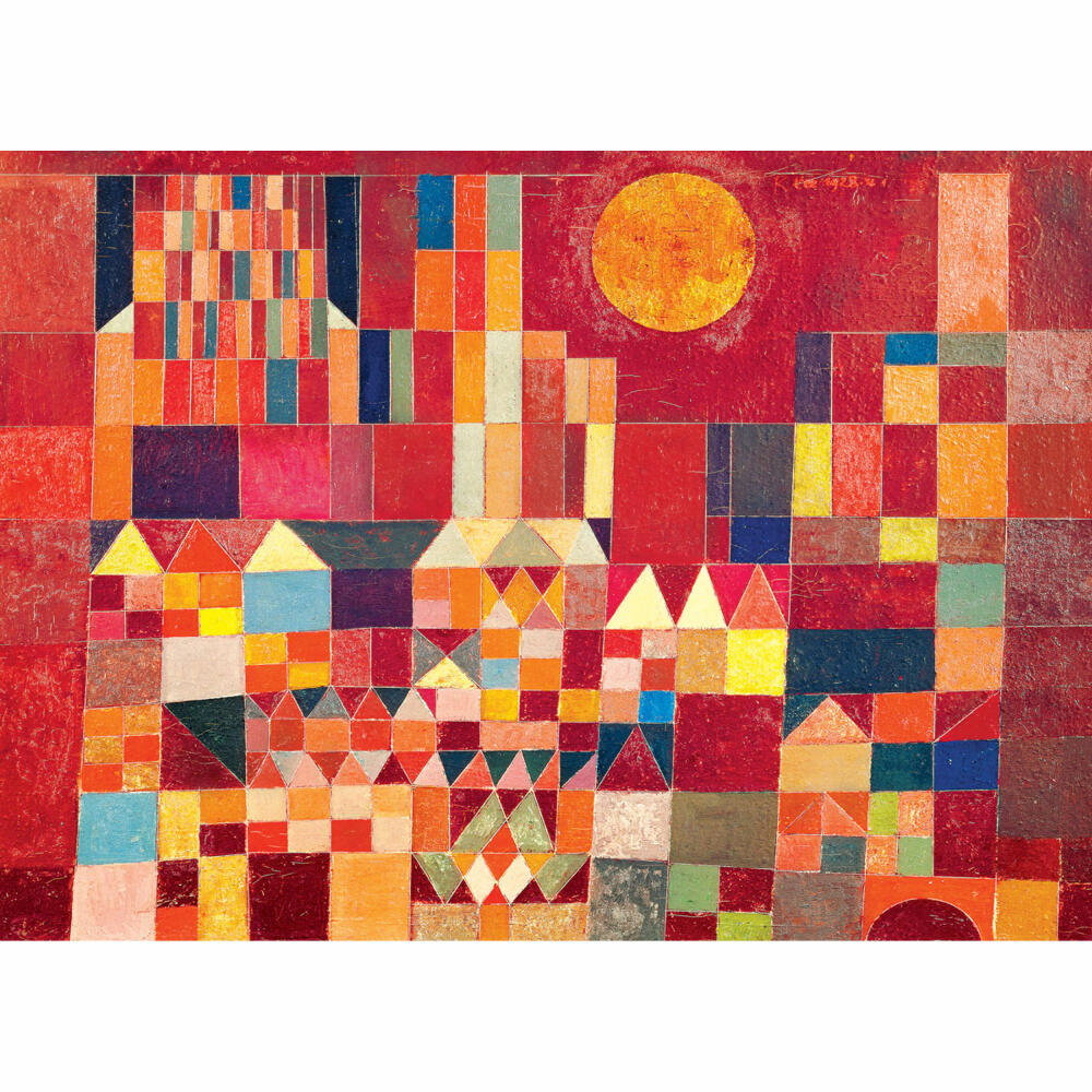 Eurographics Puzzle Burg und Sonne von Paul Klee, 1000 Teile, 68 x 48 cm, 6000-0836