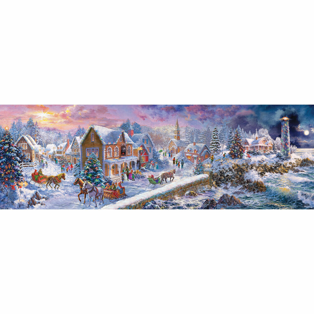 Eurographics Puzzle Holiday at the Seaside, 1000 Teile Panorama, 96 x 32 cm, 6010-5318