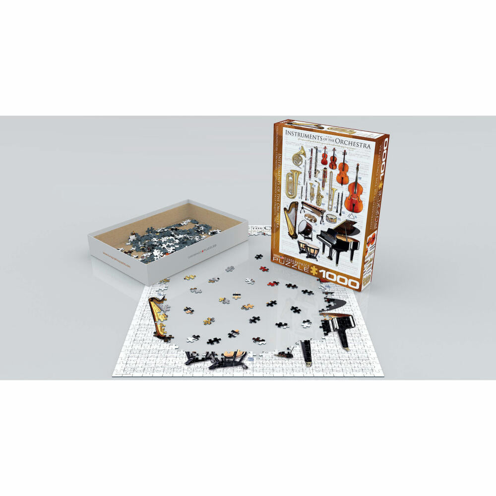 Eurographics Puzzle Instrumente des Symphonieorchesters, 1000 Teile, 68 x 48 cm, 6000-1410