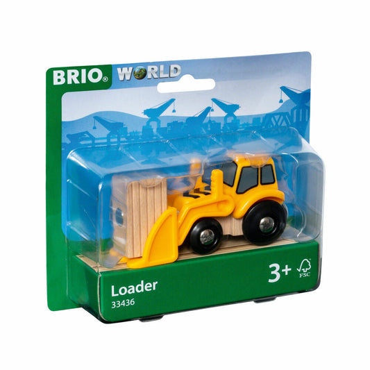 BRIO World Frontlader mit Magnetladung, Holz Eisenbahn, Zubehör, Spielzeug, 33436