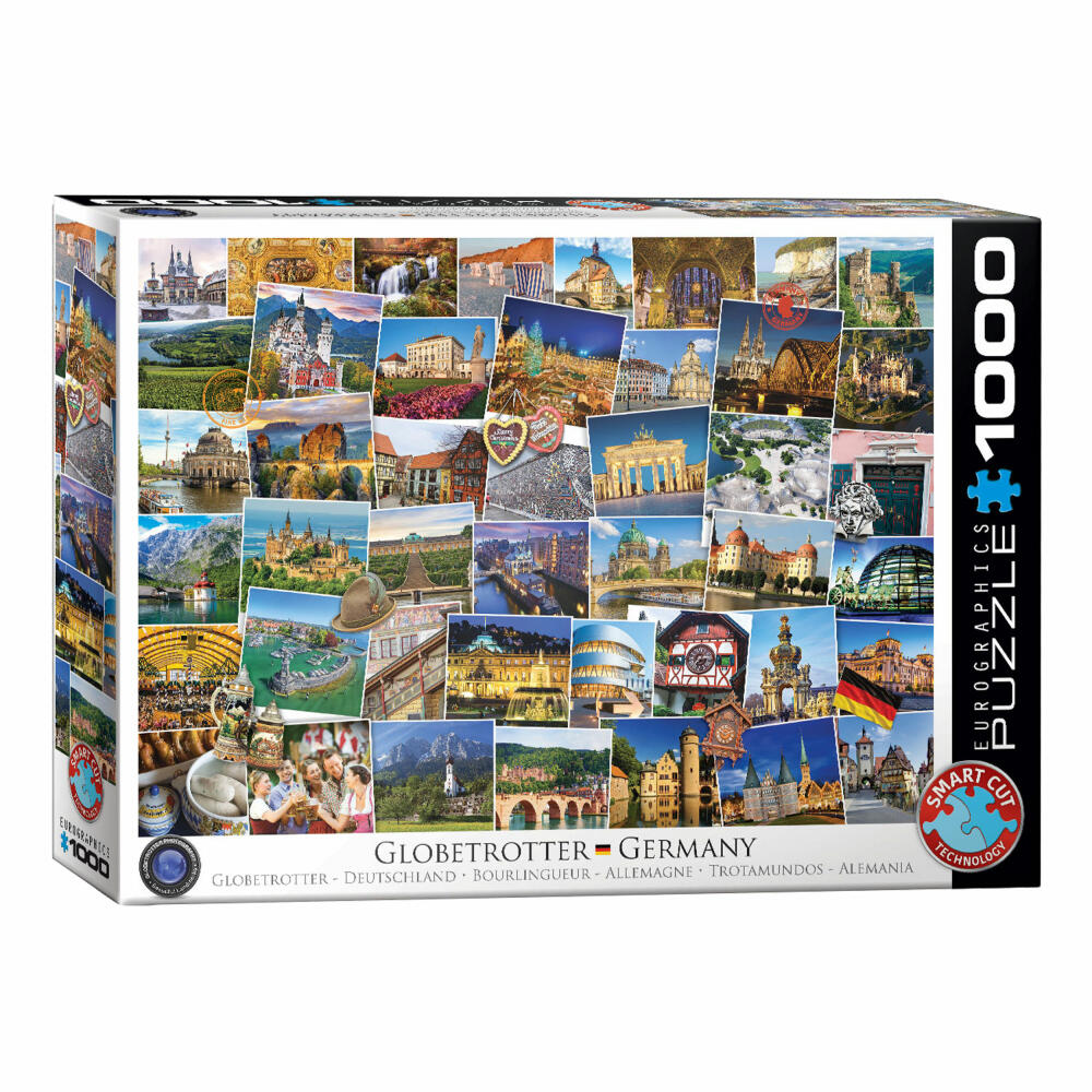 Eurographics Puzzle Globetrotter Deutschland, 1000 Teile, 68 x 48 cm, 6000-5465