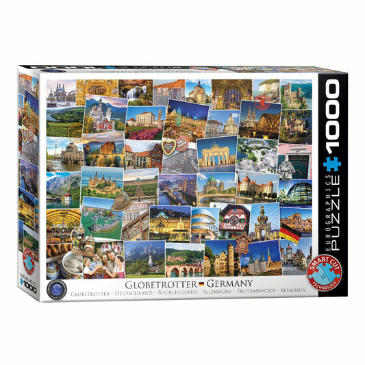 Eurographics Puzzle Globetrotter Deutschland, 1000 Teile, 68 x 48 cm, 6000-5465