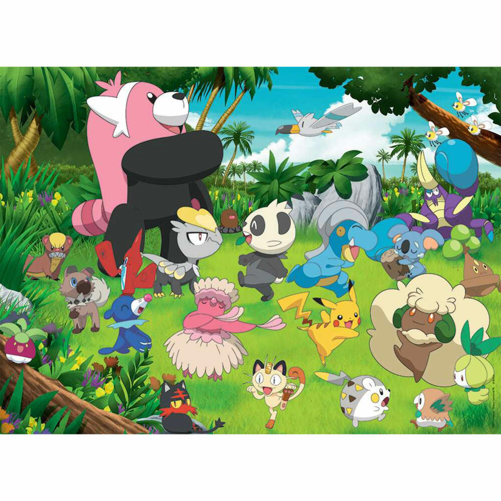 Ravensburger Wilde Pokémon, Puzzle, Kinderpuzzle, Legespiel, Kinder, 300 Teile XXL, 13245