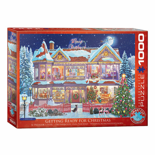 Eurographics Puzzle Weihnachtsvorbereitungen, 1000 Teile, 68 x 48 cm, 6000-0973