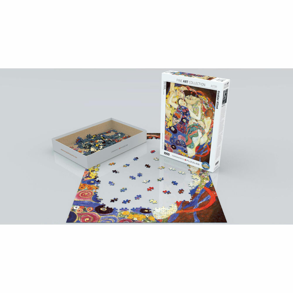 Eurographics Puzzle Die Jungfrau von Gustav Klimt, 1000 Teile, 68 x 48 cm, 6000-3693