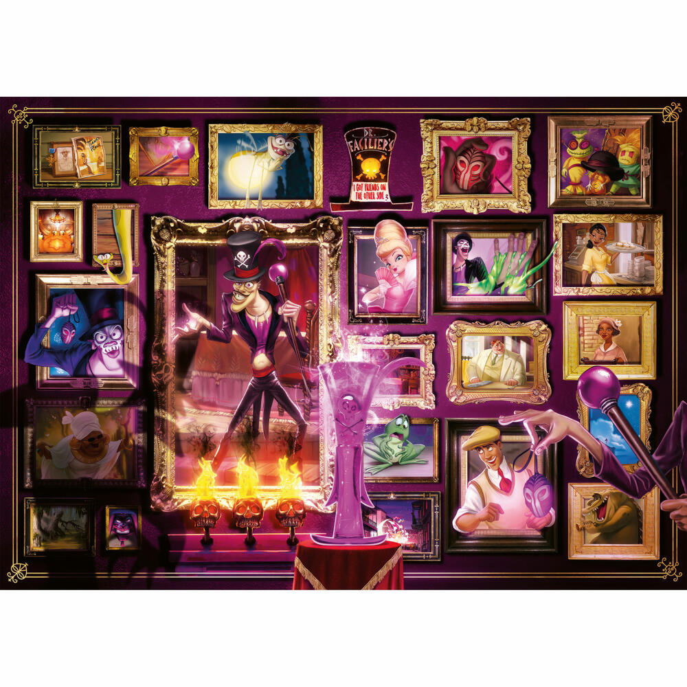 Ravensburger Villainous: Dr. Facilier, Erwachsenenpuzzle, Puzzle, 1000 Teile, 16523