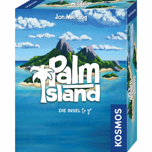 KOSMOS Palm Island, Kartenspiel, Die Insel to go, Gesellschaftsspiel, Strategiespiel, Spiel, Spielware, 1-2 Spieler, ab 10 Jahren, 741716