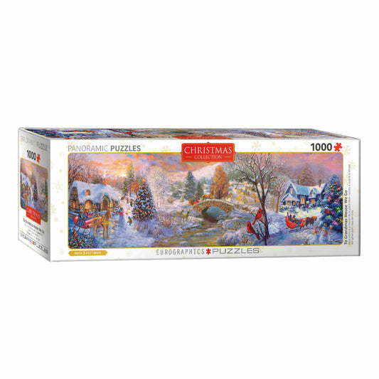 Eurographics Puzzle To Grandmas House We Go, 1000 Teile Panorama, 96 x 32 cm, 6010-5331