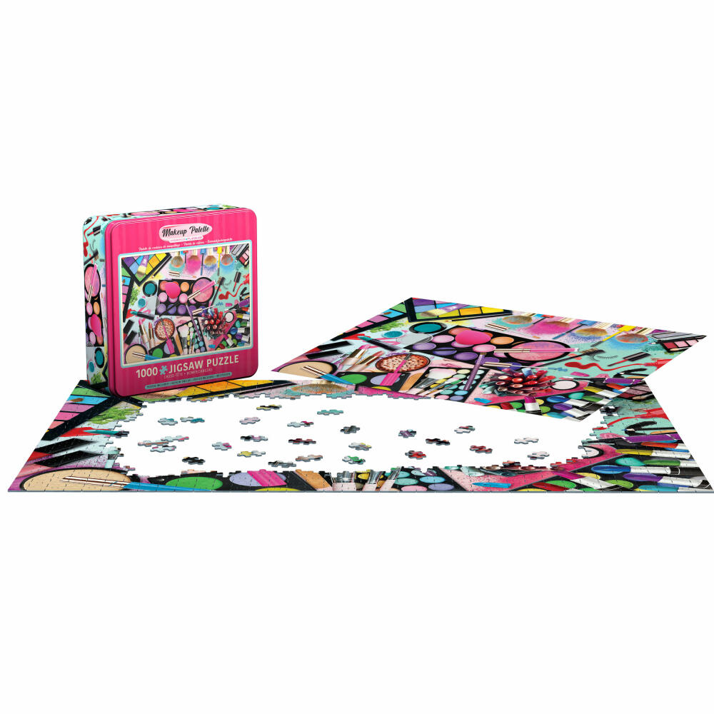 Eurographics Puzzle Schminkpalette in Puzzledose, 1000 Teile, 49 x 68 cm, 8051-5641