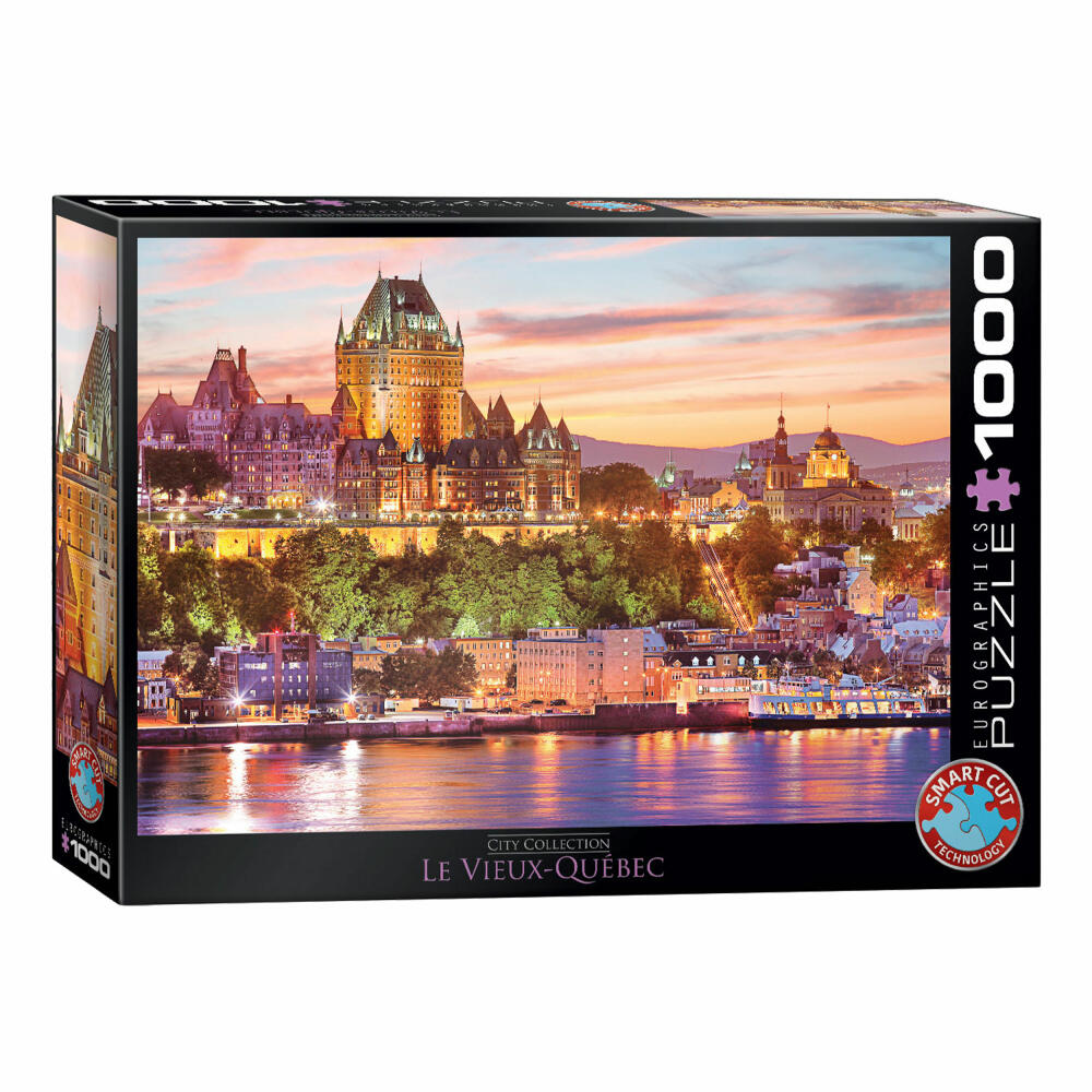 Eurographics Puzzle Ville de Québec, Kanada, 1000 Teile, 68 x 48 cm, 6000-0763