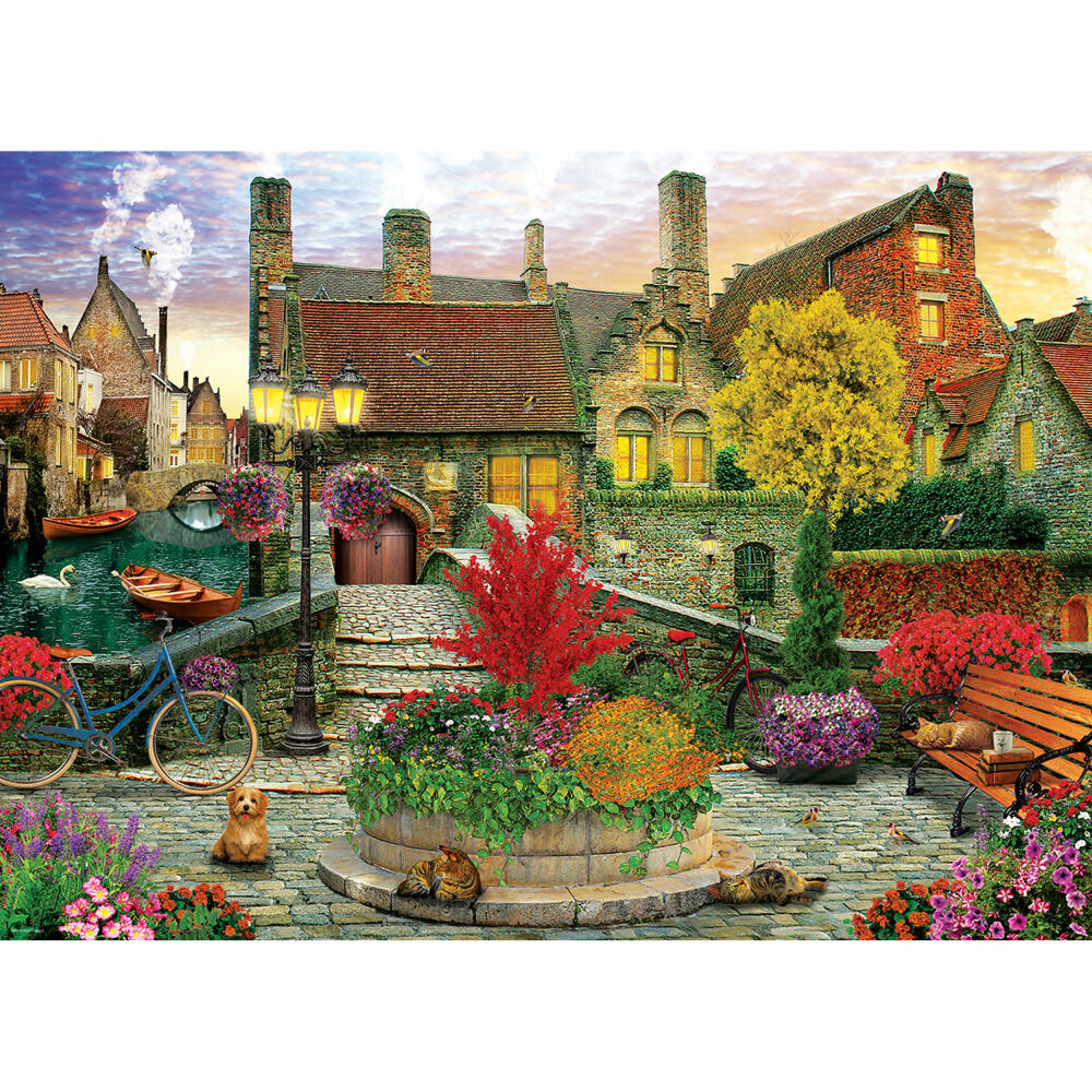 Eurographics Puzzle Altstadtidylle von David Maclean, 1000 Teile, 68 x 48 cm, 6000-5531